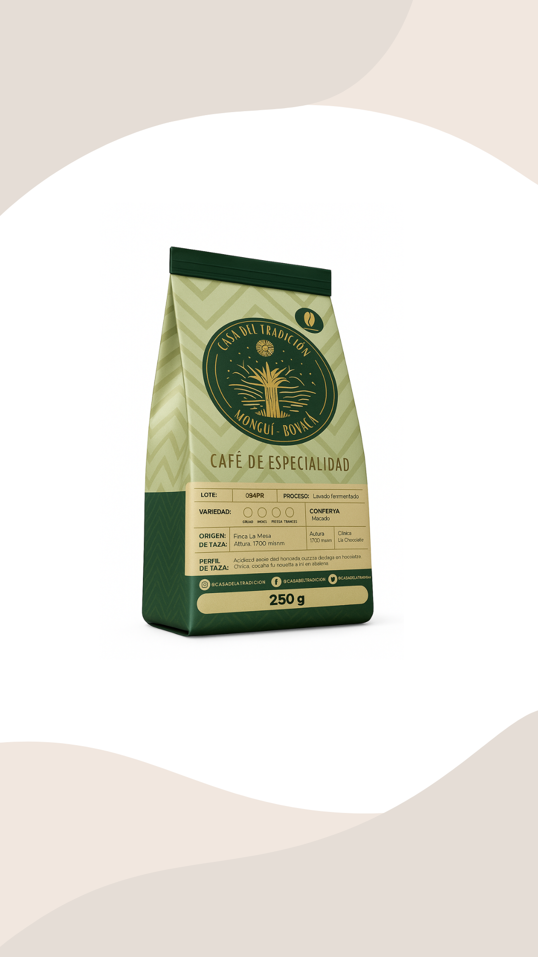 Bolsa de Café Estampada